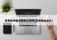 有用区块链记账的公司吗[区块链加会计]