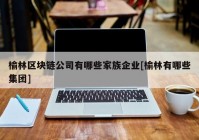 榆林区块链公司有哪些家族企业[榆林有哪些集团]